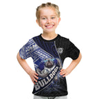 Bulldogs Rugby Kid T Shirt Tribal Polynesian Power Art - Lightning Mascot