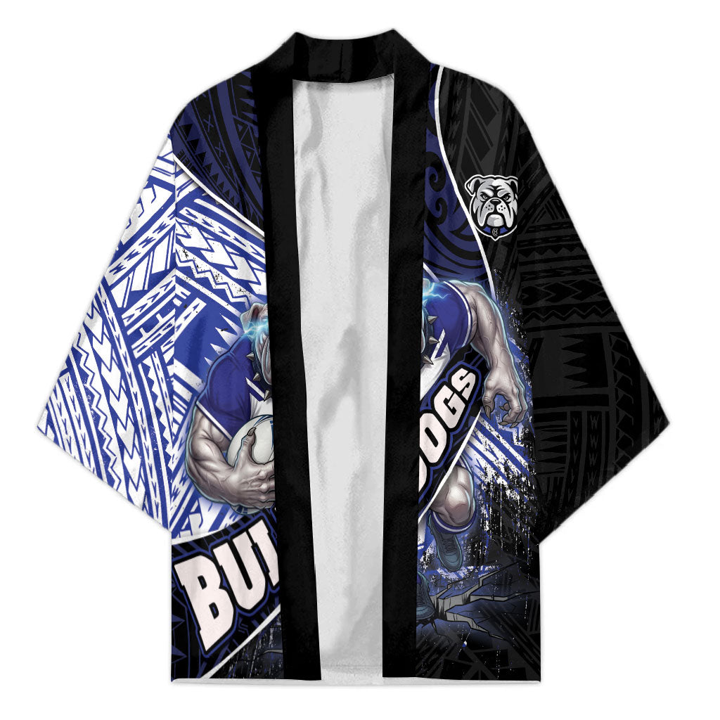 Bulldogs Rugby Kimono Tribal Polynesian Power Art - Lightning Mascot