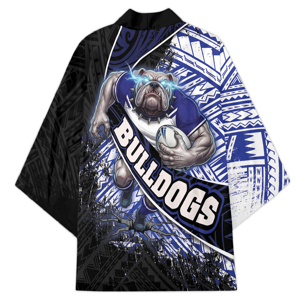 Bulldogs Rugby Kimono Tribal Polynesian Power Art - Lightning Mascot