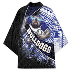 Bulldogs Rugby Kimono Tribal Polynesian Power Art - Lightning Mascot
