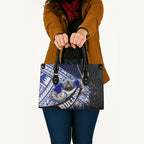 Bulldogs Rugby Leather Bag Tribal Polynesian Power Art - Lightning Mascot