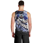 Bulldogs Rugby Men Tank Top Tribal Polynesian Power Art - Lightning Mascot