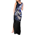 Bulldogs Rugby Tank Maxi Dress Tribal Polynesian Power Art - Lightning Mascot