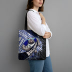 Bulldogs Rugby Tote Bag Tribal Polynesian Power Art - Lightning Mascot