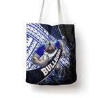 Bulldogs Rugby Tote Bag Tribal Polynesian Power Art - Lightning Mascot