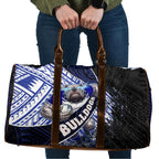 Bulldogs Rugby Travel Bag Tribal Polynesian Power Art - Lightning Mascot