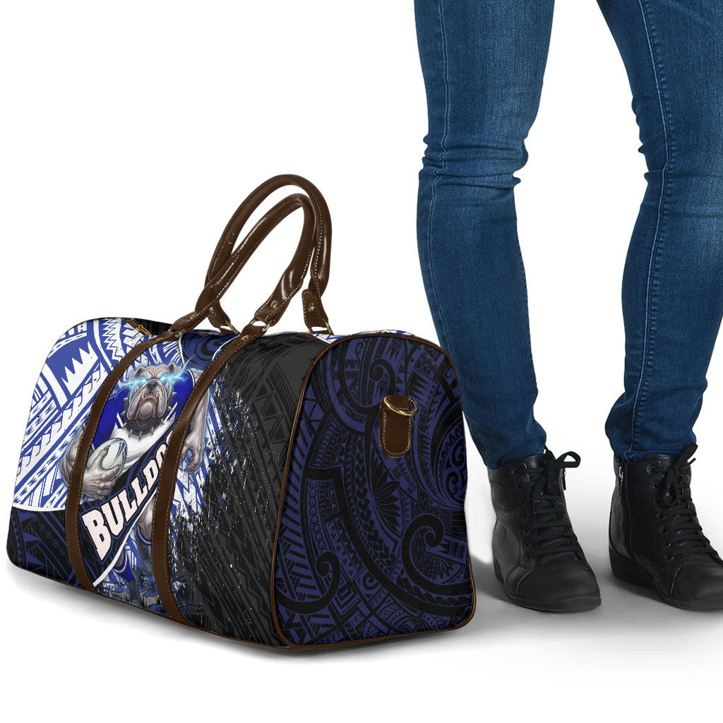 Bulldogs Rugby Travel Bag Tribal Polynesian Power Art - Lightning Mascot