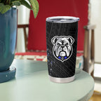 Bulldogs Rugby Tumbler Cup Tribal Polynesian Power Art - Lightning Mascot