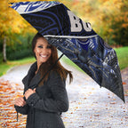 Bulldogs Rugby Umbrella Tribal Polynesian Power Art - Lightning Mascot
