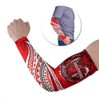 Personalised Dolphins Arm Sleeves Polynesian Tribal Art Style With Muscular Dolphin Mascot