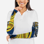 Personalised Parramatta Eels Arm Sleeves Polynesian Tribal Art Style With Muscular Eel Mascot