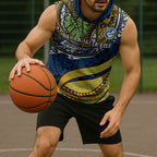 Personalised Parramatta Eels Sleeveless Hoodie Polynesian Tribal Art Style With Muscular Eel Mascot
