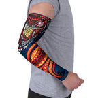 Personalised Sydney Roosters Arm Sleeves Polynesian Tribal Art Style With Aggressive Rooster Mascot