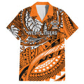 Personalised Wests Tigers Hawaiian Shirt Polynesian Tribal Art Style With Powerful Tiger Mascot