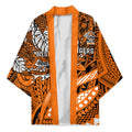 Personalised Wests Tigers Kimono Polynesian Tribal Art Style With Powerful Tiger Mascot