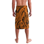Personalised Wests Tigers Lavalava Polynesian Tribal Art Style With Powerful Tiger Mascot