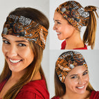 Personalised Wests Tigers Neck Gaiter Polynesian Tribal Art Style With Powerful Tiger Mascot