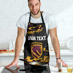 Personalized Brisbane Broncos Apron Graffiti Grunge Abstract Urban Street Style Design