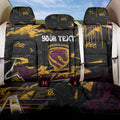 Personalized Brisbane Broncos Back Car Seat Cover Graffiti Grunge Abstract Urban Street Style Design