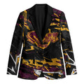 Personalized Brisbane Broncos Blazer Graffiti Grunge Abstract Urban Street Style Design