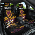 Personalized Brisbane Broncos Car Seat Cover Graffiti Grunge Abstract Urban Street Style Design
