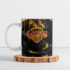 Personalized Brisbane Broncos Ceramic Mug Graffiti Grunge Abstract Urban Street Style Design