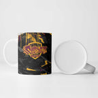 Personalized Brisbane Broncos Ceramic Mug Graffiti Grunge Abstract Urban Street Style Design