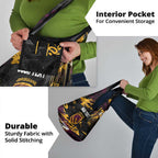Personalized Brisbane Broncos Grocery Bag Graffiti Grunge Abstract Urban Street Style Design
