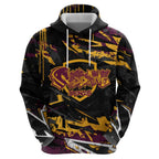 Personalized Brisbane Broncos Hoodie Graffiti Grunge Abstract Urban Street Style Design
