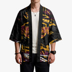 Personalized Brisbane Broncos Kimono Graffiti Grunge Abstract Urban Street Style Design
