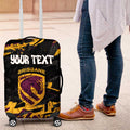 Personalized Brisbane Broncos Luggage Cover Graffiti Grunge Abstract Urban Street Style Design