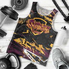 Personalized Brisbane Broncos Men Tank Top Graffiti Grunge Abstract Urban Street Style Design