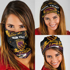 Personalized Brisbane Broncos Neck Gaiter Graffiti Grunge Abstract Urban Street Style Design