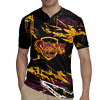 Personalized Brisbane Broncos Rugby Jersey Graffiti Grunge Abstract Urban Street Style Design