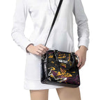 Personalized Brisbane Broncos Shoulder Handbag Graffiti Grunge Abstract Urban Street Style Design