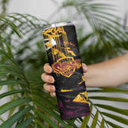 Personalized Brisbane Broncos Skinny Tumbler Graffiti Grunge Abstract Urban Street Style Design