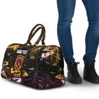 Personalized Brisbane Broncos Travel Bag Graffiti Grunge Abstract Urban Street Style Design