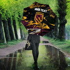 Personalized Brisbane Broncos Umbrella Graffiti Grunge Abstract Urban Street Style Design