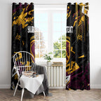 Personalized Brisbane Broncos Window Curtain Graffiti Grunge Abstract Urban Street Style Design