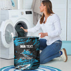 Personalized Cronulla Sutherland Sharks Laundry Basket Graffiti Grunge Abstract Urban Street Style Design