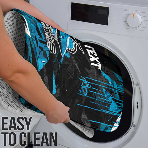 Personalized Cronulla Sutherland Sharks Bathroom Set Graffiti Grunge Abstract Urban Street Style Design