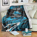 Personalized Cronulla Sutherland Sharks Blanket Graffiti Grunge Abstract Urban Street Style Design