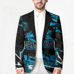 Personalized Cronulla Sutherland Sharks Blazer Graffiti Grunge Abstract Urban Street Style Design