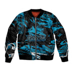 Personalized Cronulla Sutherland Sharks Bomber Jacket Graffiti Grunge Abstract Urban Street Style Design