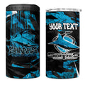 Personalized Cronulla Sutherland Sharks 4 in 1 Can Cooler Tumbler Graffiti Grunge Abstract Urban Street Style Design