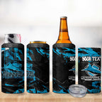 Personalized Cronulla Sutherland Sharks 4 in 1 Can Cooler Tumbler Graffiti Grunge Abstract Urban Street Style Design