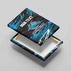 Personalized Cronulla Sutherland Sharks Canvas Wall Art Graffiti Grunge Abstract Urban Street Style Design