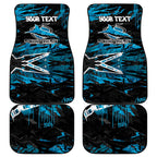 Personalized Cronulla Sutherland Sharks Car Mats Graffiti Grunge Abstract Urban Street Style Design