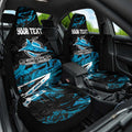 Personalized Cronulla Sutherland Sharks Car Seat Cover Graffiti Grunge Abstract Urban Street Style Design
