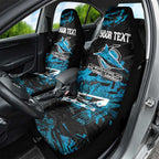 Personalized Cronulla Sutherland Sharks Car Seat Cover Graffiti Grunge Abstract Urban Street Style Design